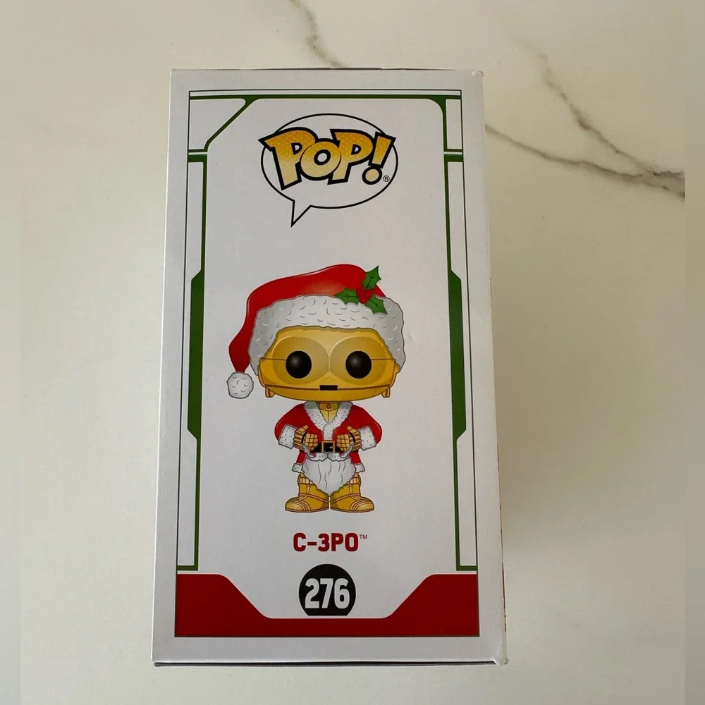 Funko Pop Star Wars C-3PO dressed as Santa #276, NWT - Picture 5 of 7